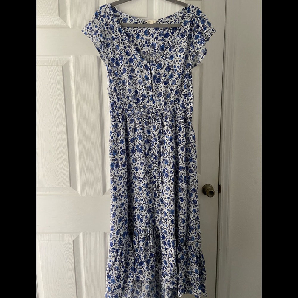 Lucky Blue Floral Dress